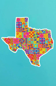 Gifts Texas State Quilt Sticker