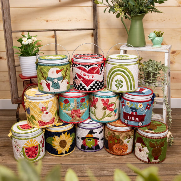 Laser Precut Pack - All 12 Months - Caboodle Canister Cozies - SEWING VERSION