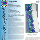 Pattern Karen Montgomery - Collage Runner TQC657