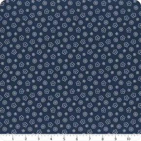 Fabric Wilmington Colors of Summer Navy Small Floral 23705-411