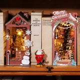 Gifts DIY Book Nook Wooden Puzzle Kit: Christmas Indoor Scene TGC07