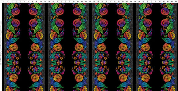 Fabric In The Beginning Vivid Stripe Bright 10VIV-1