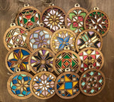 Gifts Hand-Painted Wooden Barn Quilt Ornament - Pkg of One -  FR-SLA-HPBO