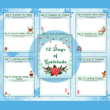Printable Kids Christmas Gratitude Journal 22 pages - INSTANT DOWNLOAD