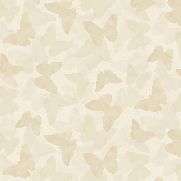 Fabric Wilmington Daydream Garden Cream Butterflies 50016-221