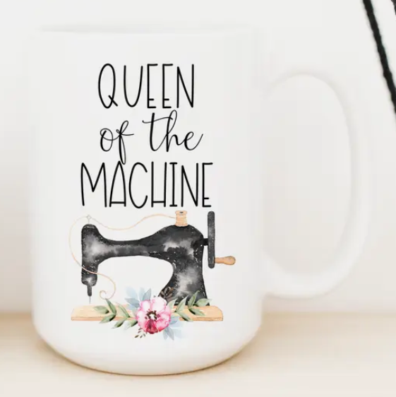 Gifts 15oz Mug Queen of the Machine