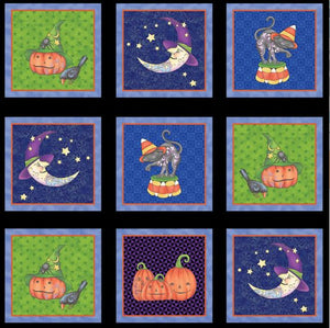 Fabric Benartex All Hallows Eve by Jim Shore - Panel 16522B-99