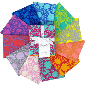 Fabric Free Spirit Tula Pink True Colors Wildflower Fat Quarter Bundle, 11pcs