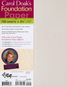 Notions Foundation Papers 100 sheets