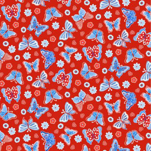 Fabric Kanvas All American Gnomes Butterflies 12720B-10