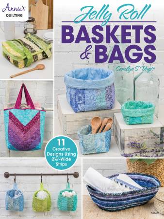Book Jelly Roll Baskets & Bags