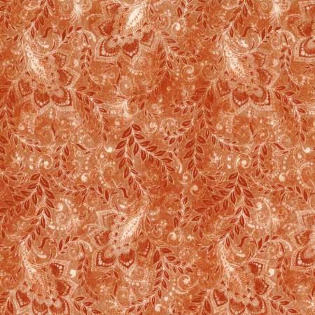 Fabric 118 in Wide Oasis Copper Digital 1840118