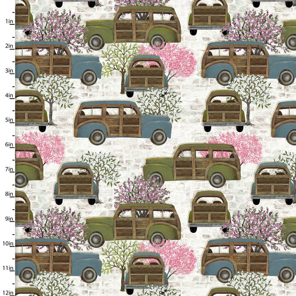 Fabric 3 Wishes Touch of Spring Wagoneer 18747-WHT