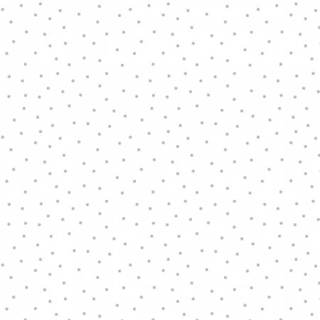 Fabric -  Maywood Kimberbell White on White Tiny Dots -  8210M-WW