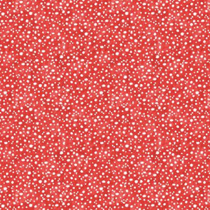 Fabric Wilmington Savor the Gnoment Red Dot 39724-331