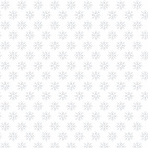 Fabric Henry Glass Quilters Flour IV Small White Snowflakes 412-01