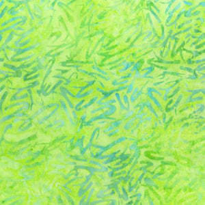 Fabric Anthology Batik Lime Scribbles 421Q-5