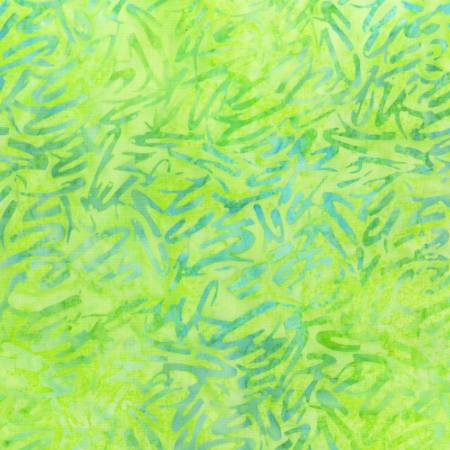 Fabric Anthology Batik Lime Scribbles 421Q-5