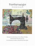 Pattern Featherweight The Sewing Machine Collage by Laura Heine - LHFWFEATH