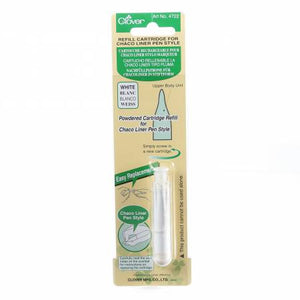 Notions Clover Chaco Liner Pen White Refill