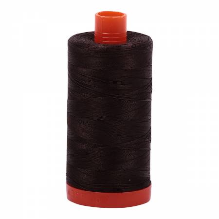 Thread Aurifil Cotton 50wt 1422yds Very Dark Bark 1130