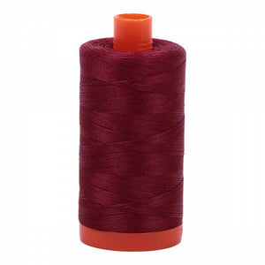 Thread Aurifil Cotton 50wt 1422yds Dark Carmine Red 2460