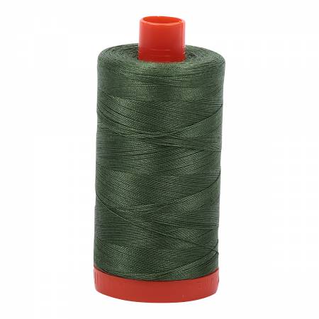Thread Aurifil Cotton 50wt 1422yds Very Dark Grass Green 2890