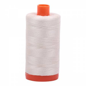 Thread Aurifil Cotton 50wt 1422yds Silver White 2309
