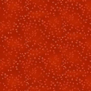 Fabric - Henry Glass Folio Vines Dark Pumpkin -  7755-32