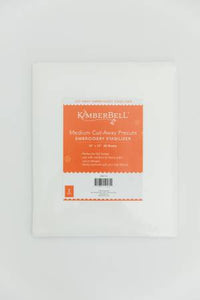 Notions Kimberbell Stabilizer Medium Cut-away Precuts 12in x 10in 40pk