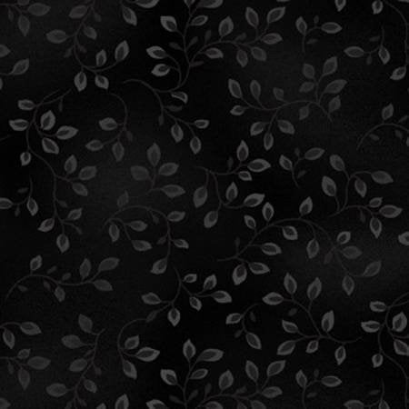 Fabric Henry Glass Folio Vines Black  7755-99