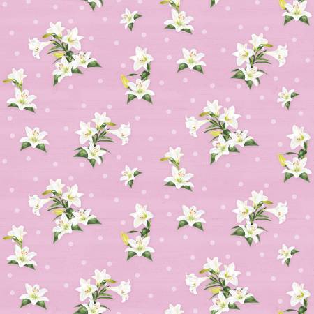 Fabric Riley Blake Lily Pink C12407R-PINK