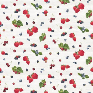 Fabric Riley Blake Berry Toss Off White C12411R-OFFWHITE