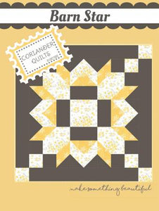 Kit Barn Star Yellow/White/Black with Pattern