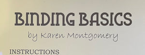 Pattern Karen Montgomery Binding Basics TQC634