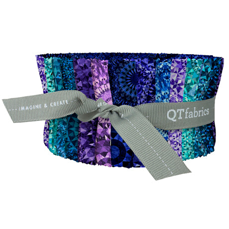 Fabric QT Jewelscape Cool - 2.5 inch Strips