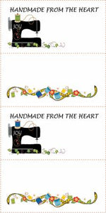 Notions Set of Four 3in x 6in Quilt Labels - JHD266