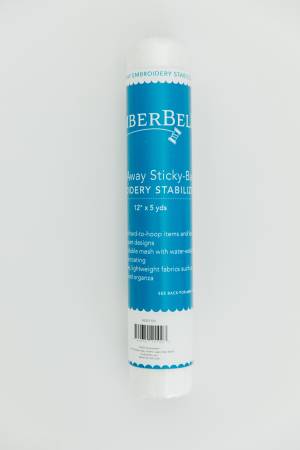 Notions Kimberbell Stabilizer Wash Away Sticky Back 12inx5yd - KDST123