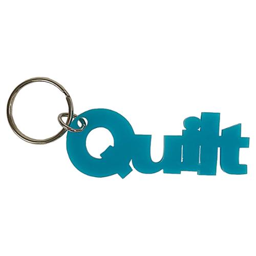 Gifts Quilt Key Ring Turquoise
