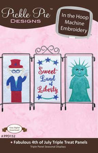 Pattern Fabulous 4th of July Triple Treat Panels