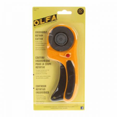 Notions Olfa Ergonomic 60mm Rotary Cutter