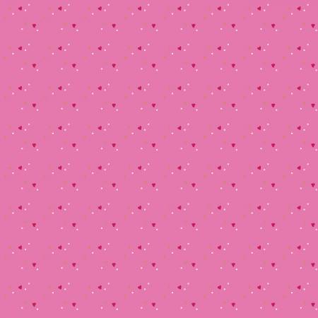 Fabric Riley Blake Mint for You Sprinkle Hearts Super Pink SC12764R-SUPERPINK
