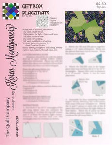 Pattern Gift Box Placemats by Karen Montgomery