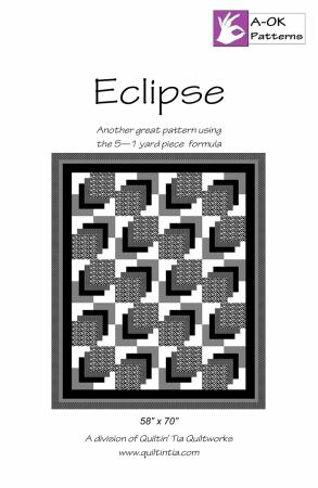 Pattern - Eclipse  A-OK 5-Yard Quilt  - WQT036